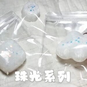 139093 Yizhi Feige Nie Pearl Series Mini Pudding (Cream Clay Texture Series) / 一只肥鸽捏 珠光系列 小布丁 (新奶油泥触感系列)
