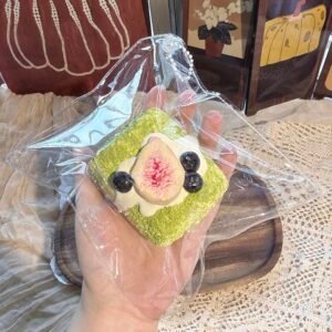 144002 Zaiganma Nie Matcha Fig Blueberry Marshmallow (Milk Mochi Clay Texture Series) / 在干嘛捏 抹茶无花果蓝莓棉花糖 (奶糯泥触感系列)