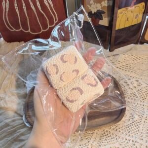 144003 Zaiganma Nie Mist Milk Leopard Fluffy Double Piece (Milk Mochi Clay Texture Series) / 在干嘛捏 粉雾奶豹毛绒绒二连 (奶糯泥触感系列)