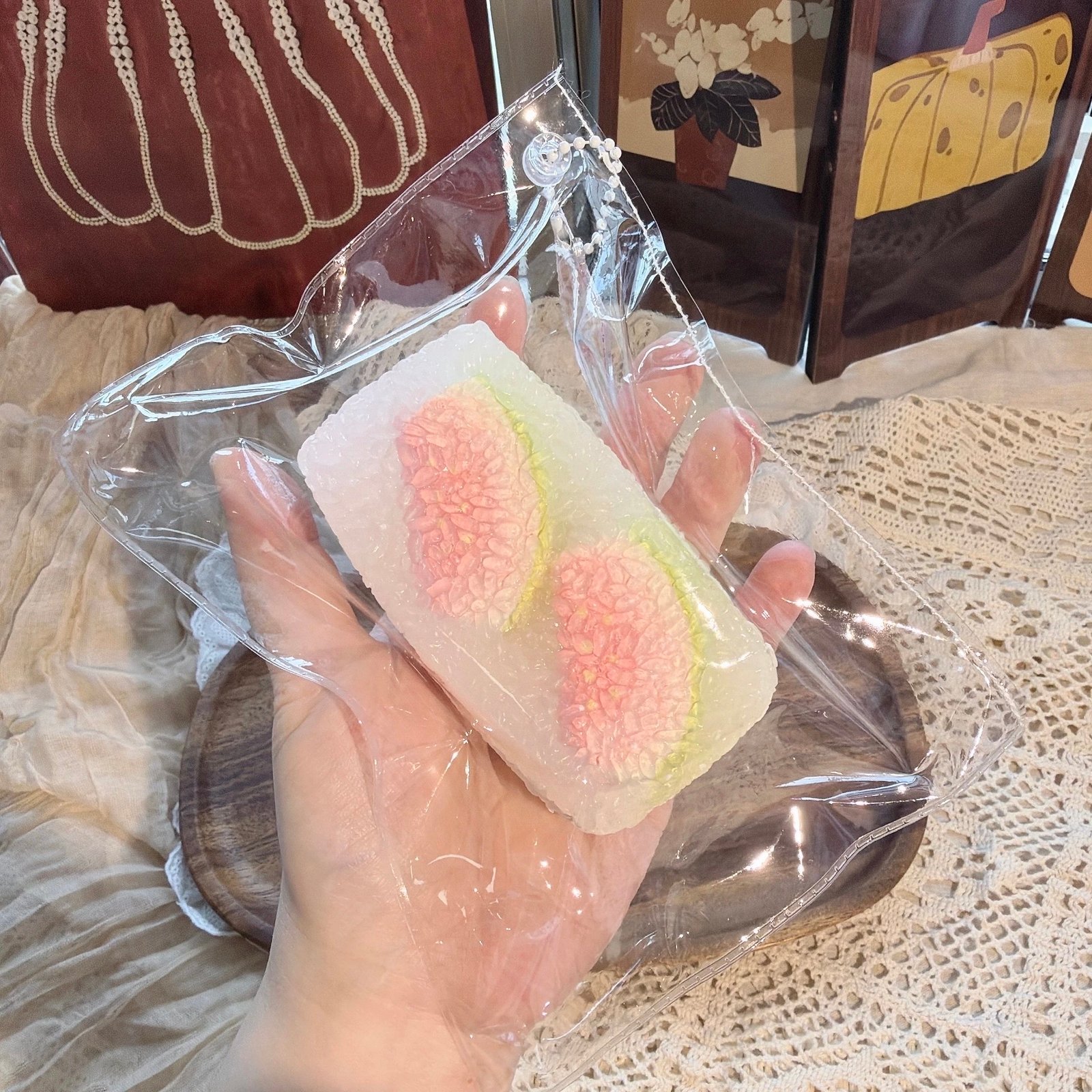 144010 Zaiganma Nie Guava Long Rice Ball (Dry Cream Texture Series) / 在干嘛捏 青雾芭乐长饭团 (干奶油触感系列)