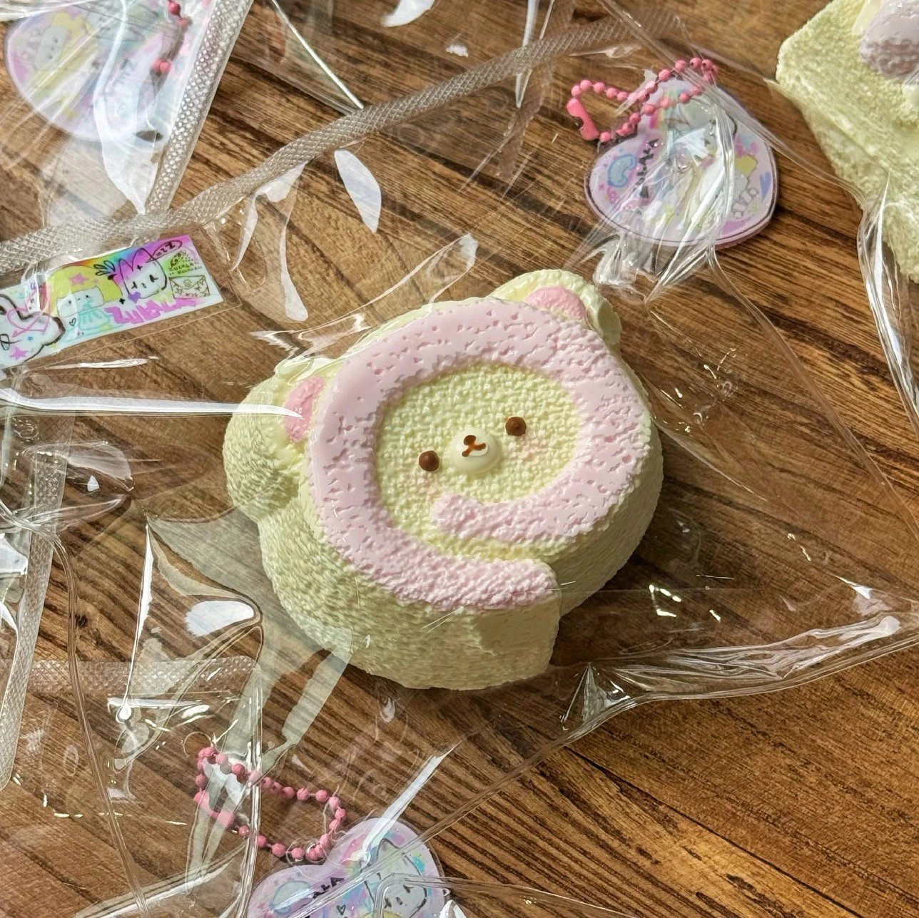 140016 Zulala Bear Swiss Roll (Rice Cake Clay Texture Series) / 祖拉拉 小熊瑞士卷 (年糕泥触感系列)