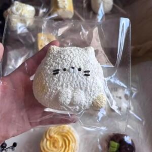 119002 Zzz Cat (Whipped Cream Texture Series) / zzZ捏 猫 (ホイップクリーム触感シリーズ)