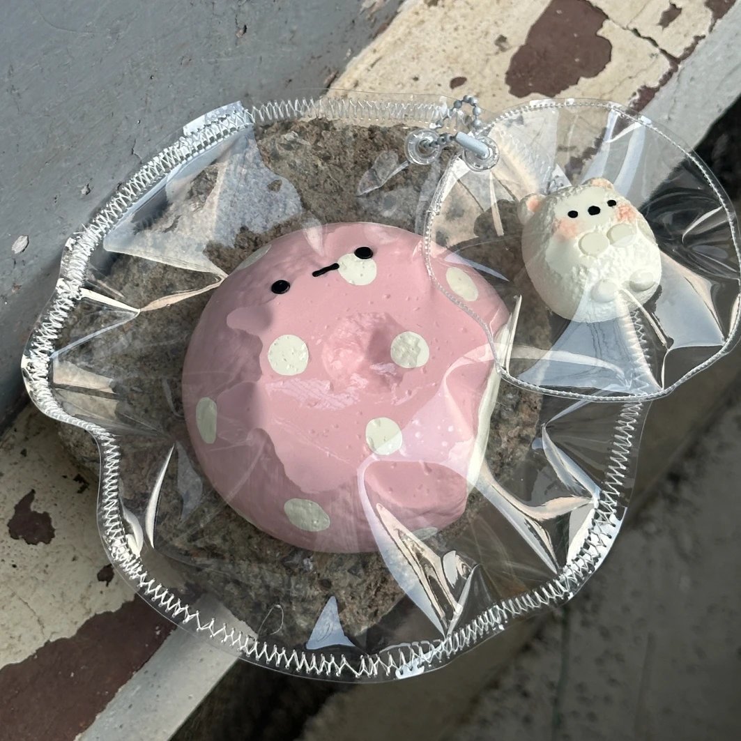 231001 Abaibai Nienie Cloth Bundle & White Bear Bagel (Soft Cream Texture Series) / 阿白白白的捏 包袱&白熊贝果 (绵奶油触感系列)