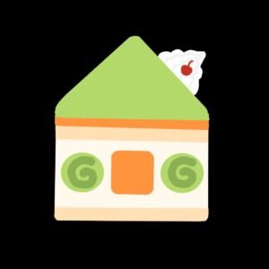 231008 Abaibai Nienie Matcha House (Rich Yogurt Texture Series) / 阿白白白的捏 抹茶房子 (醇酸奶触感系列)