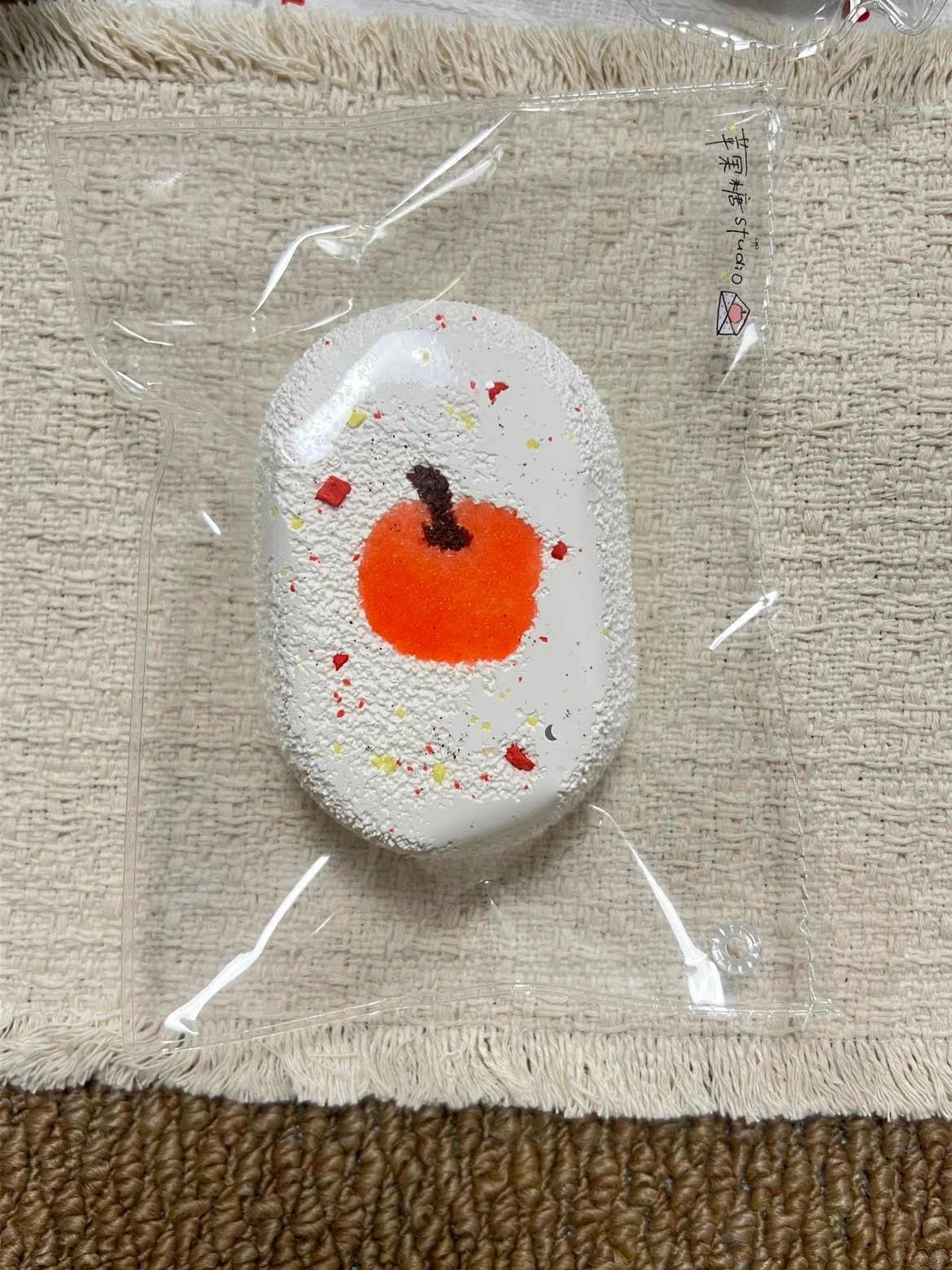 263009 Apple Candy Nie Studio Red Apple Senbei / 苹果糖捏studio 红苹果仙贝