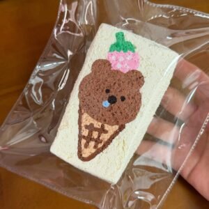 247006 Babe Studio Bear Cone (Butter Clay Texture Series) / Babe studio 小熊甜筒 (黄油泥触感系列)