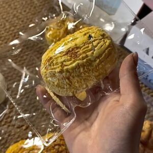 236003 Jian Bingo Zizizi Squishy Almond Cake Unflocked / 煎bingo子子子 杏仁蛋糕（不裹绒）