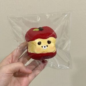270000 Burning Ice Cream Tonton Apple Core (Dry Cream Clay Texture Series) / 着火的冰淇淋 豚豚苹果核 (干奶油触感系列)