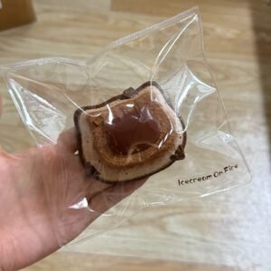 270001 Burning Ice Cream Cocoa Cat Pudding (Dry Cream Clay Texture Series) / 着火的冰淇淋 可可猫布丁 (干奶油触感系列)