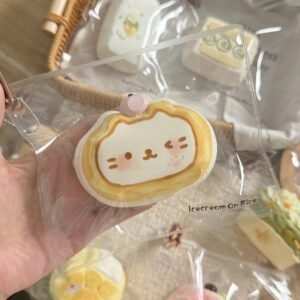 270009 Burning Ice Cream Apple Kitten Cheese (Cream Clay Texture Series) / 着火的冰淇淋 苹果小猫芝士 (面霜泥触感系列)