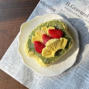 258014 Cheese Berry Handmade Matcha Pineapple Toast (Watery Thin Cream Texture Series) / 芝士莓莓Hand made 抹茶菠萝吐司 (稀奶油水感触感系列)