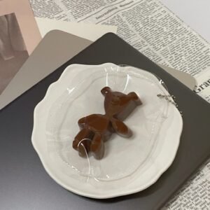 258023 Cheese Berry Handmade Silly Bean Bear (Light Cream Texture Series) / 芝士莓莓Hand made 憨豆小熊 (轻奶油触感系列)