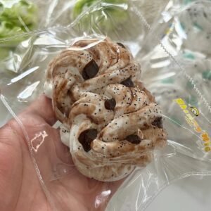 228002 Chemmy Chocolate Flower Roll (Sticky Rice Cake Clay Texture Series) / 吃米Chemmy 巧克力花卷 (糍粑泥触感系列)