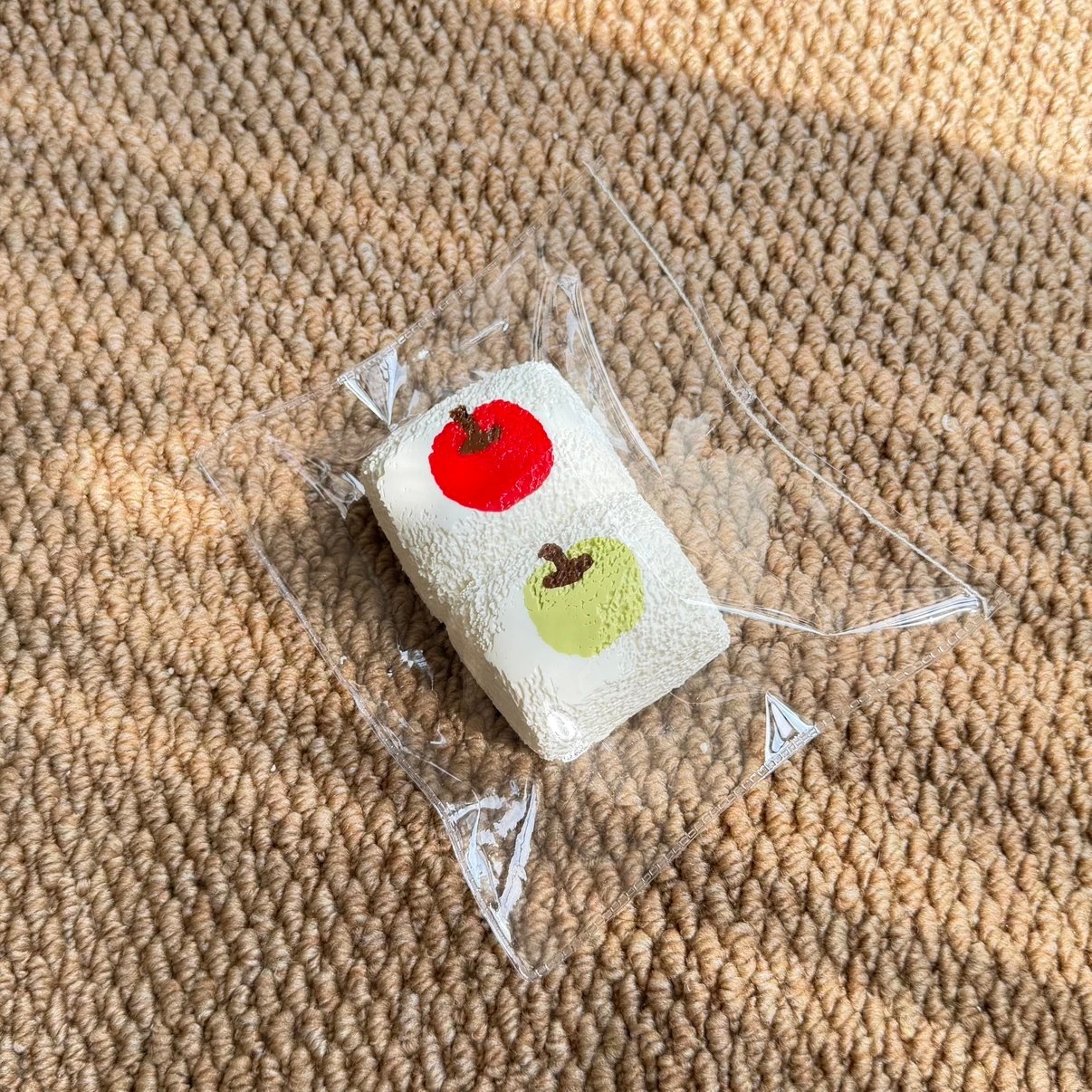 161041 Chidiao Suanzha Apple Duo (Cream Clay Texture Series) / 吃掉酸楂 ふたごりんご (クリームクレイ触感シリーズ)