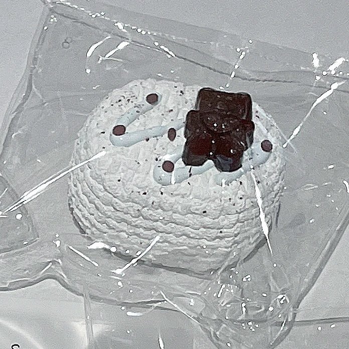 182021 Cotton Candy Nian Mint Chocolate Bear Senbei (Dry Cream Texture Series) / 棉花糖捏 ミントチョコのくませんべい (ドライクリーム触感シリーズ)