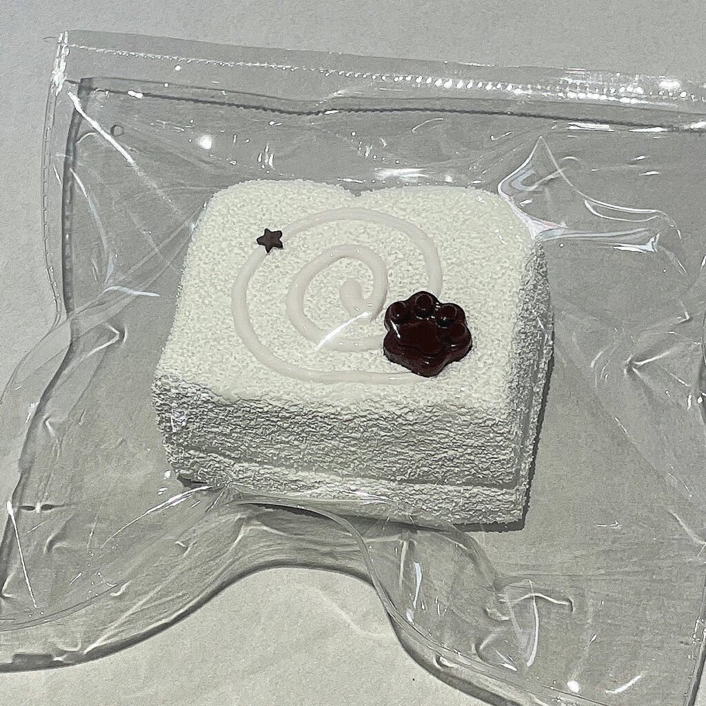 182029 Cotton Candy Nian Pink Chocolate Double-Layer Toast (Dry Cream Texture Series) / 棉花糖捏 ピンクチョコの二層トースト (ドライクリーム触感シリーズ)