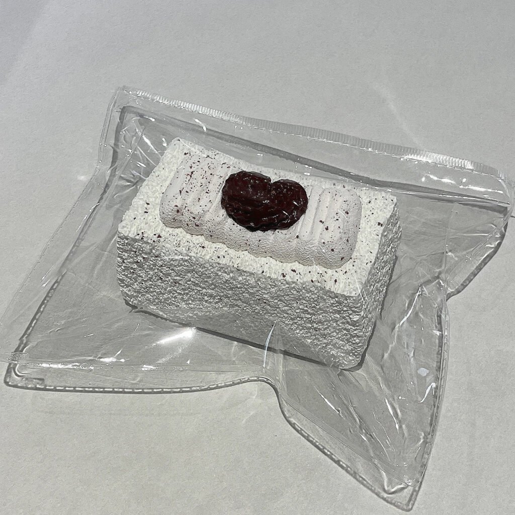 182030 Cotton Candy Nian Pink Chocolate Soft Toast (Dry Cream Texture Series) / 棉花糖捏 ピンクチョコのふんわりトースト (ドライクリーム触感シリーズ)