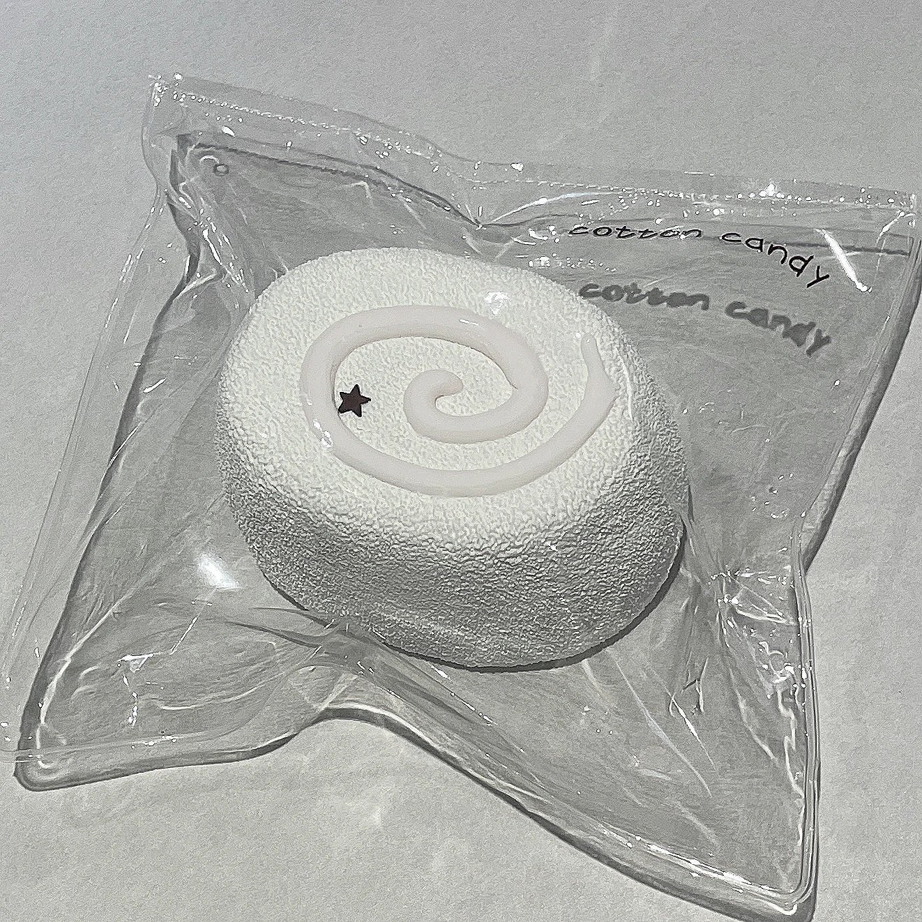 182033 Cotton Candy Nian Pink Chocolate Soft Senbei (Dry Cream Texture Series) / 棉花糖捏 ピンクチョコのふんわりせんべい (ドライクリーム触感シリーズ)