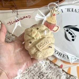 237008 Crazylike Squishy Charcoal-Grilled Kitten Finger Cookie (Moldable Clay Texture Series) / Crazylike捏捏 炭烧小猫手指饼干(可塑泥触感系列)
