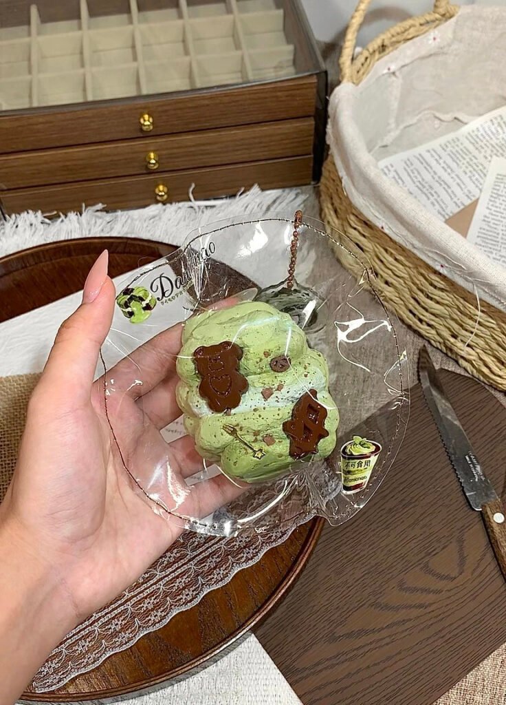157015 Da Mianao Matcha Bear Tiramisu (Fluffy Cream Texture Series) / Da棉袄 抹茶くまティラミス (ふんわりクリーム触感シリーズ)