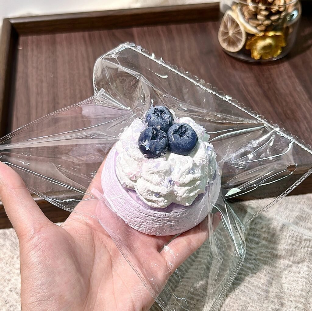 265 DAMI Blueberry Pudding Tart (Light Cream Texture Series) / DAMI捏捏 蓝莓布丁塔（轻奶油触感系列）