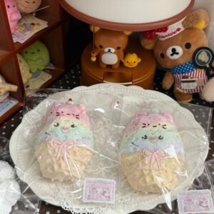 235020 duduFu Rainbow Meow Ice Cream Cone (Cream Paste Texture Series) / duduFu 彩虹喵喵甜筒 (乳膏泥触感系列)