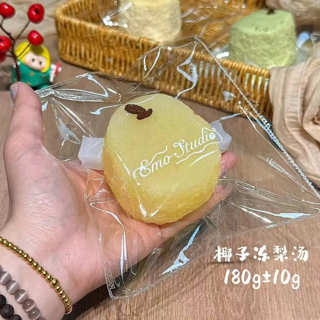 323001 Emo Studio Coconut Frozen Pear Soup (Baked Soft Cheese Texture Series) / Emo Studio ココナッツ凍り梨スープ (オーブンソフトチーズ触感シリーズ)