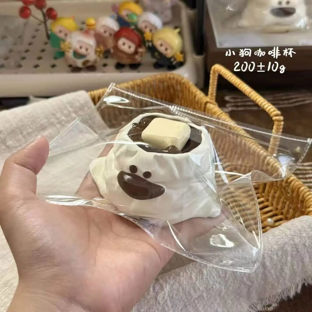 323028 Emo Studio Puppy Butter Coffee Cup (Baked Thick Milk Clay Texture Series) / Emo Studio わんこバターコーヒーカップ (オーブン濃厚ミルククレイ触感シリーズ)