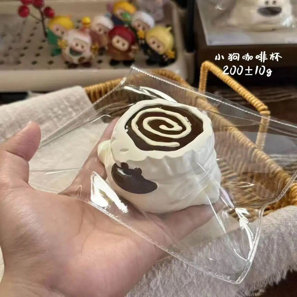 323029 Emo Studio Puppy Swirl Coffee Cup (Baked Thick Milk Clay Texture Series) / Emo Studio わんこ渦巻きコーヒーカップ (オーブン濃厚ミルククレイ触感シリーズ)