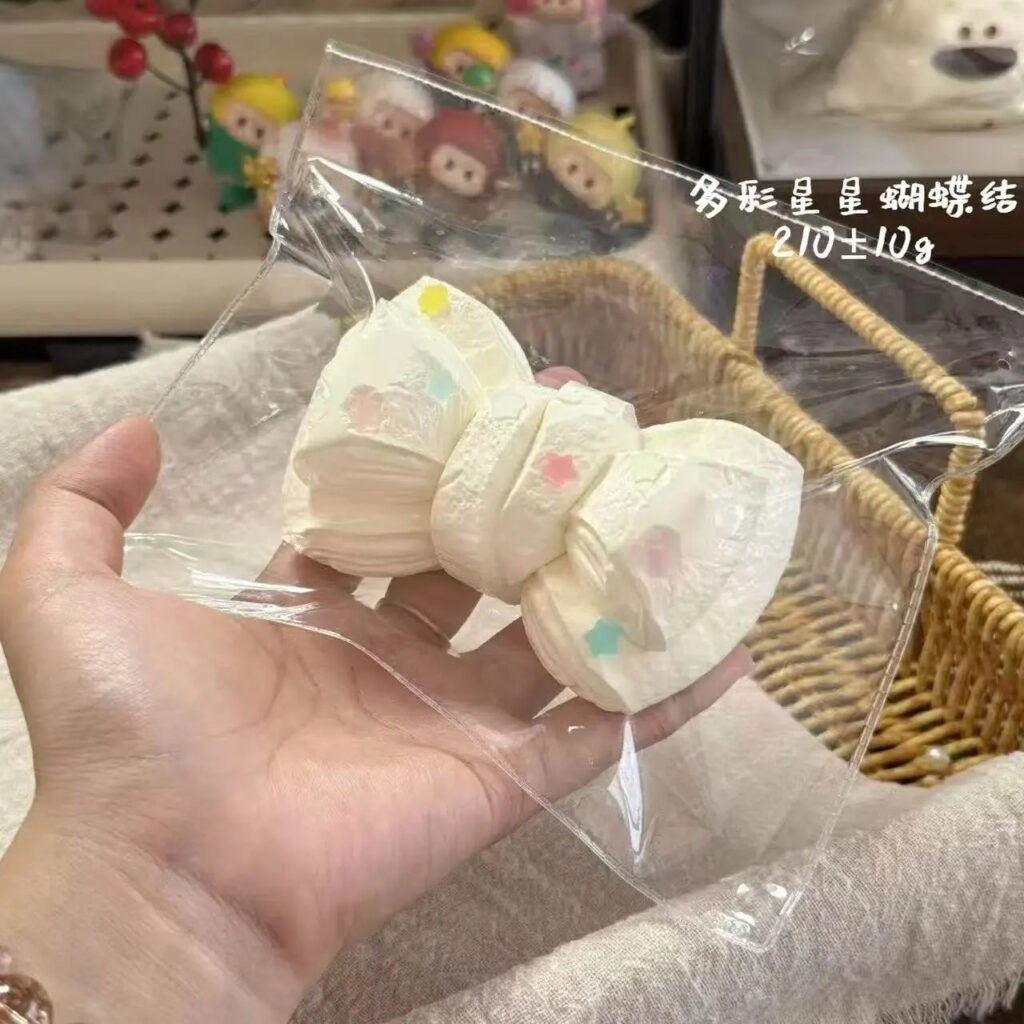 323037 Emo Studio Colorful Star Bow (Baked Thick Milk Clay Texture Series) / Emo Studio カラフル星リボン (オーブン濃厚ミルククレイ触感シリーズ)