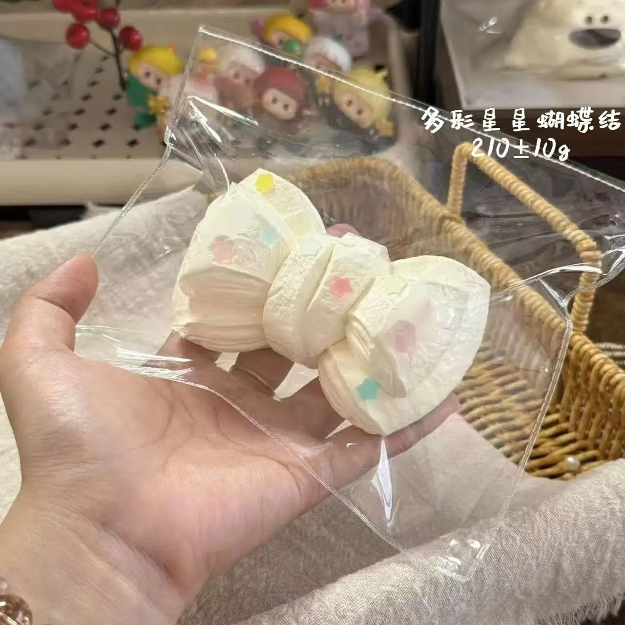 323037 Emo Studio Colorful Star Bow (Baked Thick Milk Clay Texture Series) / Emo Studio カラフル星リボン (オーブン濃厚ミルククレイ触感シリーズ)