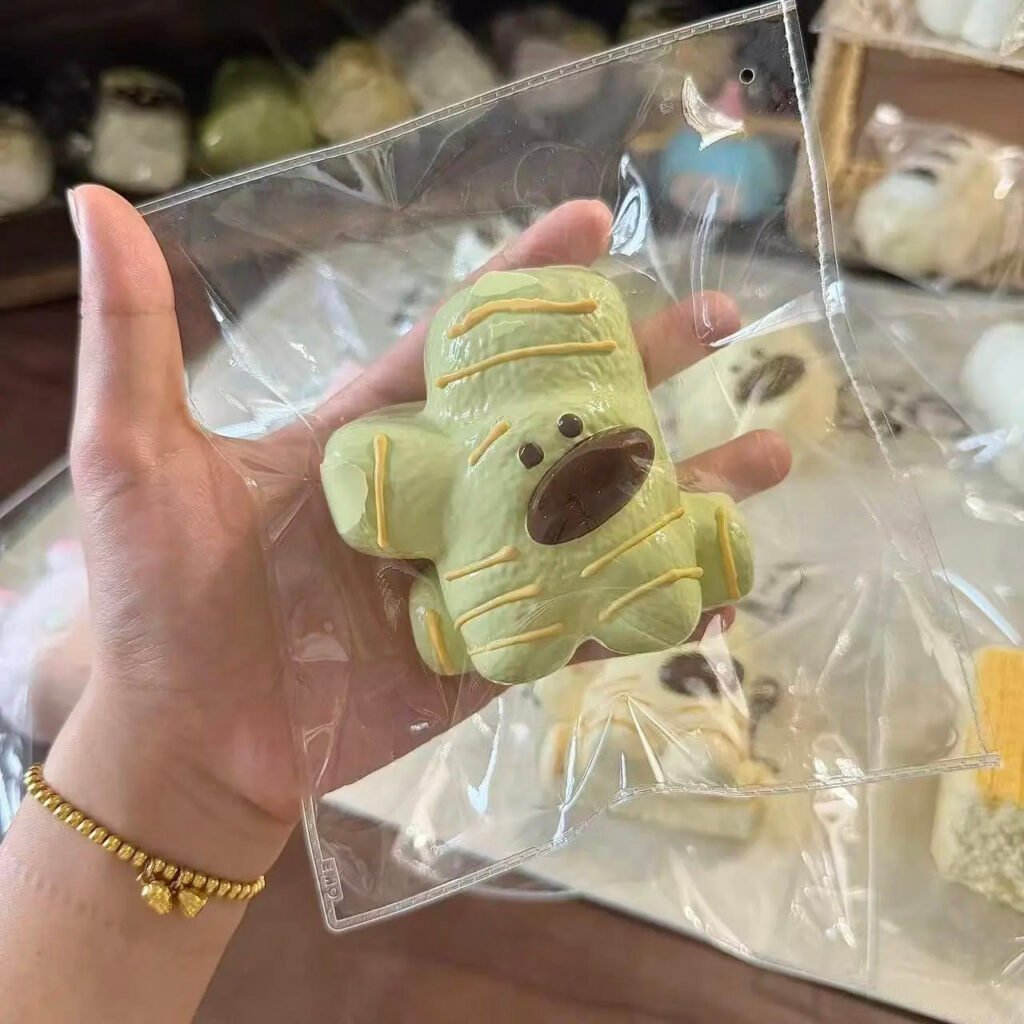 323041 Emo Studio Green Mini Ginger Puppy (Baked Thick Milk Clay Texture Series) / Emo Studio 緑のミニジンジャーわんこ (オーブン濃厚ミルククレイ触感シリーズ)