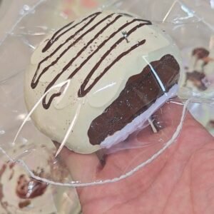 259029 Enze Nienie Peak Edition Ultra Soft Taro Chocolate Mochi (Ultra Soft Clay Texture Series) / 恩泽捏捏(巅峰版) bt软芋巧糯米糍180+-10g默认留胶气(气温气泡) (BT软泥触感系列)