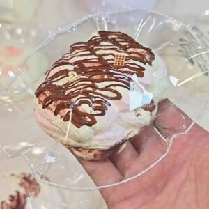 259030 Enze Nienie Peak Edition Ultra Soft Pink Chocolate Cream Cake (Ultra Soft Clay Texture Series) / 恩泽捏捏(巅峰版) bt软粉巧奶油蛋糕190+-10g默认留胶气(气温气泡) (BT软泥触感系列)