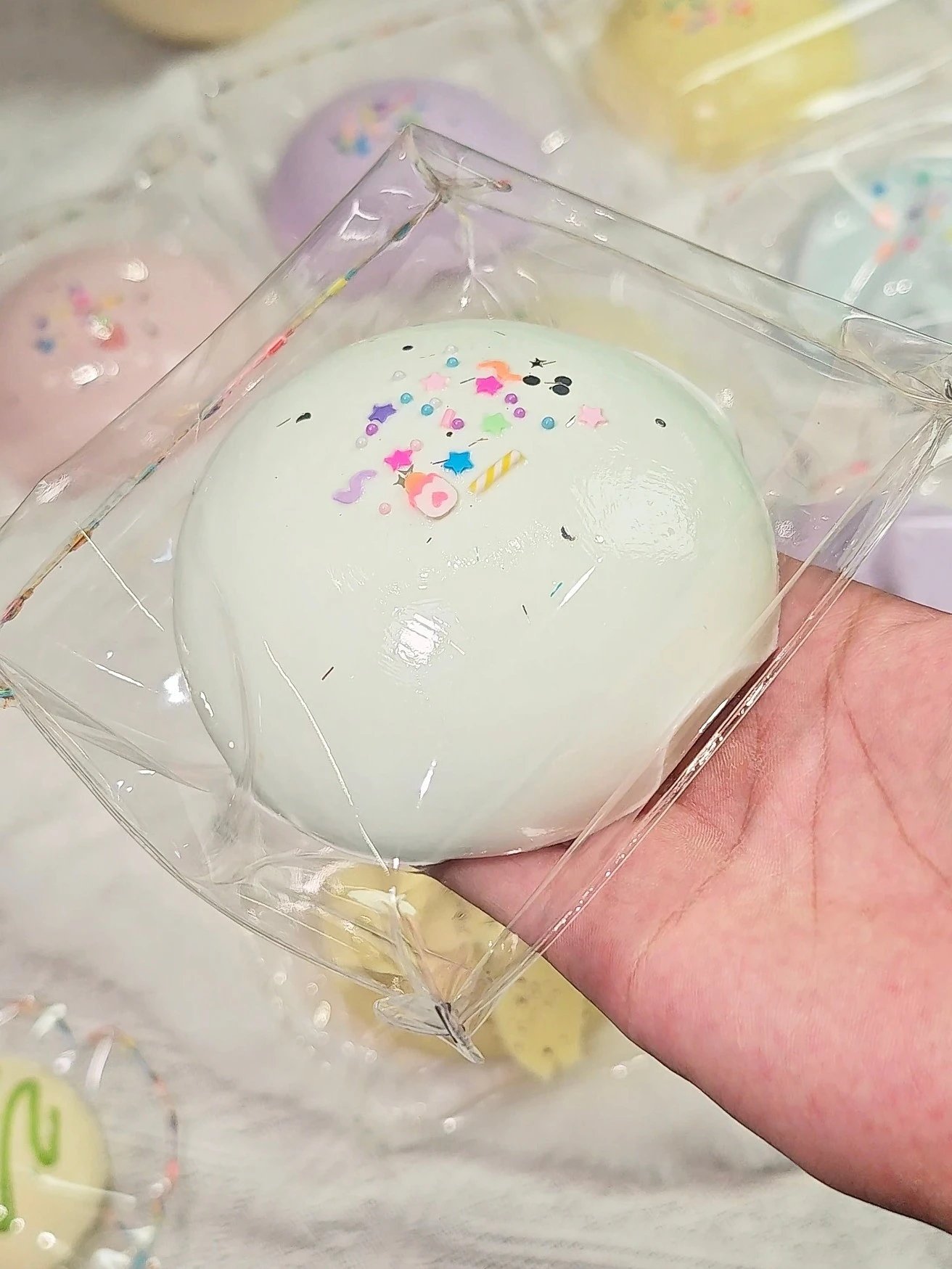 259060 Enze Nienie Peak Edition Melon Daifuku (Peak Watery Texture Series) / 恩泽捏捏(巅峰版) (彩豆)蜜瓜大福250g+-20 (巅峰水感触感系列)