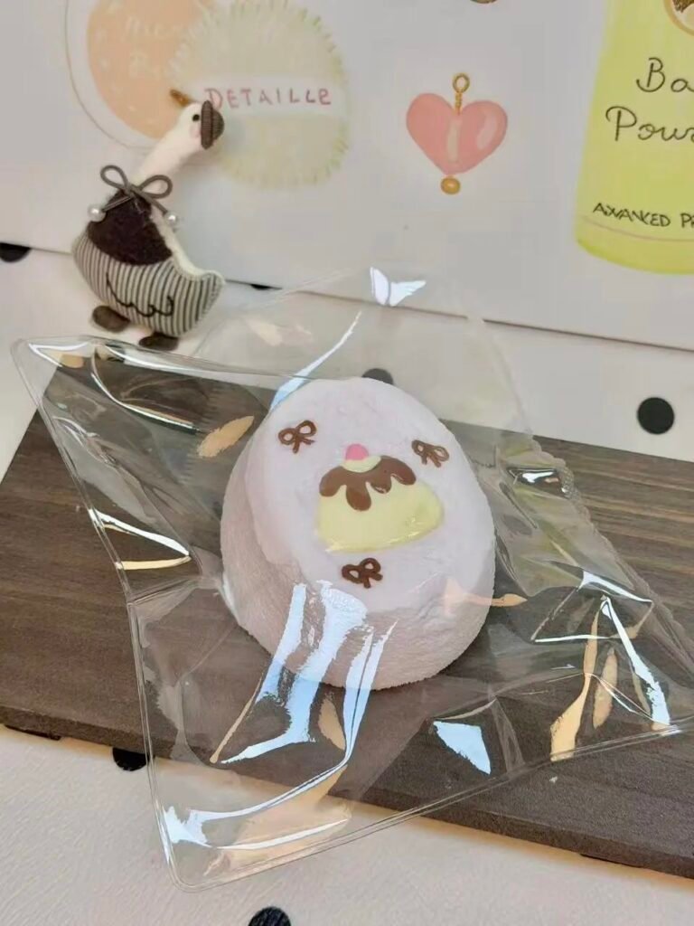 21033 Heqiqi Pudding Cake (Soft Cream Clay Texture Series) / 禾七七 プリンケーキ (ソフトクリームクレイ触感シリーズ)