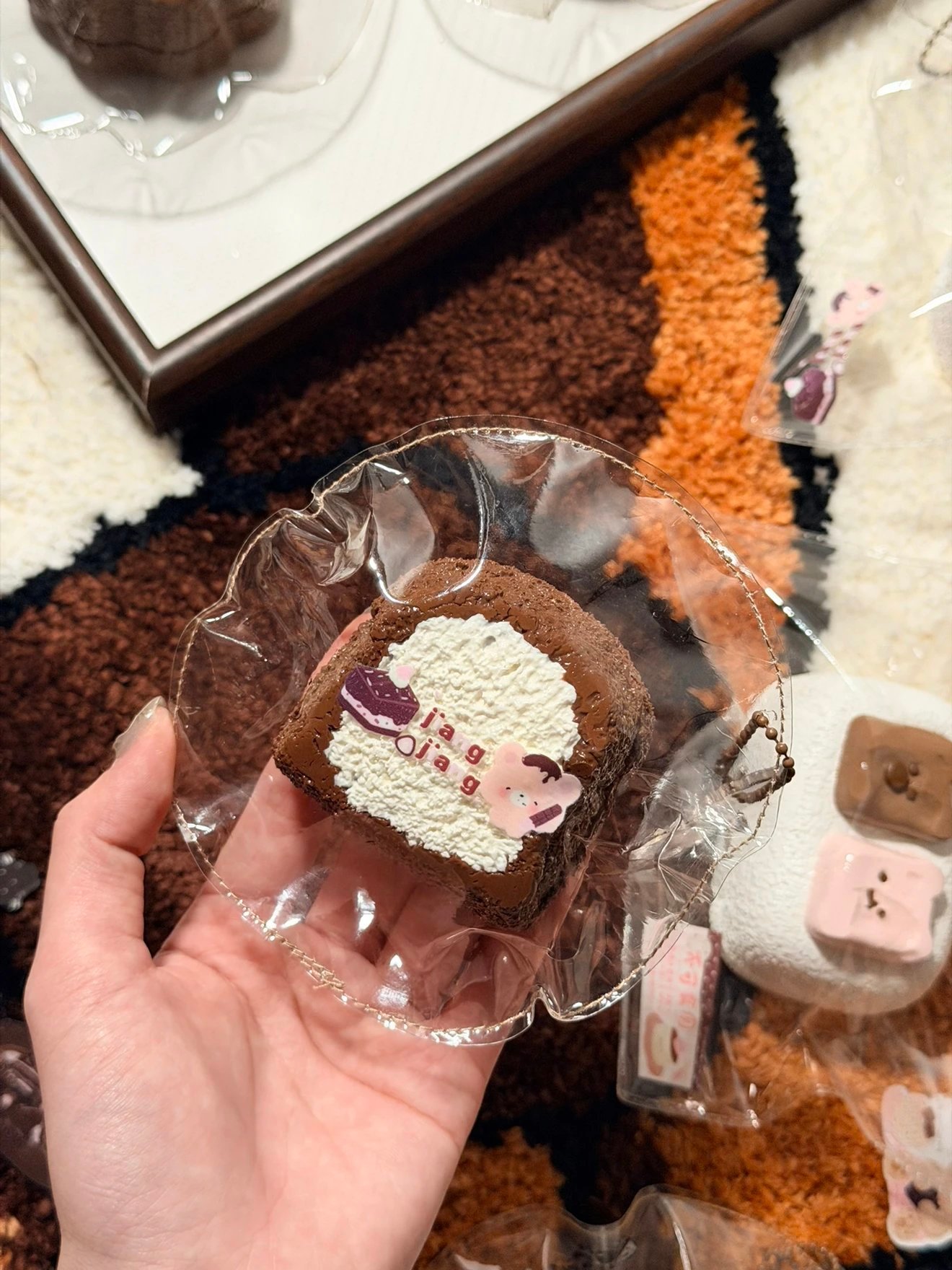 326004 Jiangjiang Mini Toast (Mochi Cream Texture Series) / Jiangjiang ミニトースト (もちもちクリーム触感シリーズ)