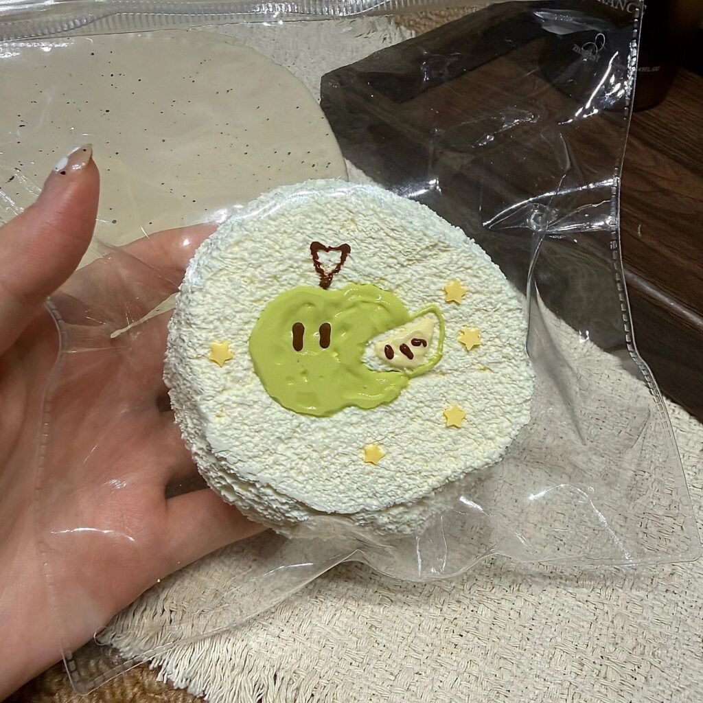 105007 JunBao Green Apple Round Toast (Aged Cream Clay Texture Series) / JunBao 青りんご丸トースト (熟成クリームクレイ触感シリーズ)