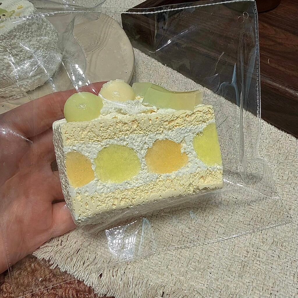 105015 JunBao Melon Star Short Toast (Milk Cake Clay 2.0 Texture Series) / JunBao メロンスター・ショートトースト (ミルクケーキクレイ2.0触感シリーズ)