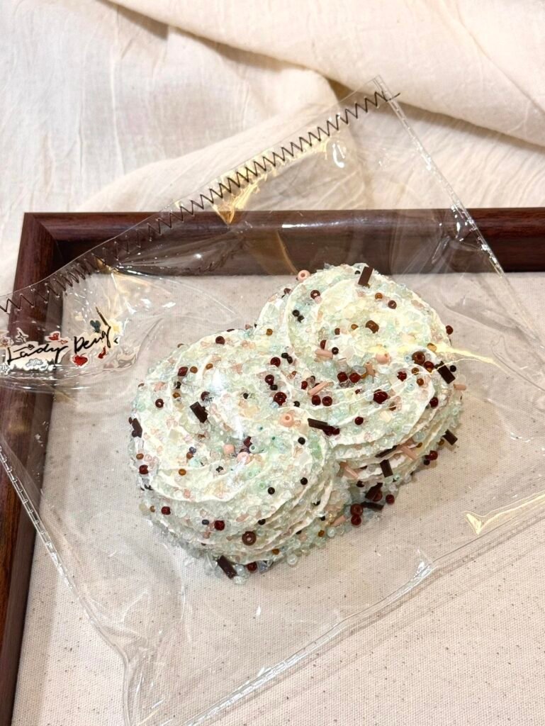 99000 Lady Deng Thin Chocolate Gravel Double Cookie (Soft & Chewy Clay Texture Series) / Lady Deng 薄チョコ砕石ダブルクッキー (もちもちクレイ触感シリーズ)