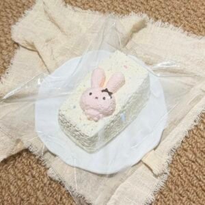 265002 Libra Nie Nie Bunny Rice Ball (Sweet Potato Clay Texture Series) / 天秤座捏捏 兔兔饭团 (红薯泥触感系列)