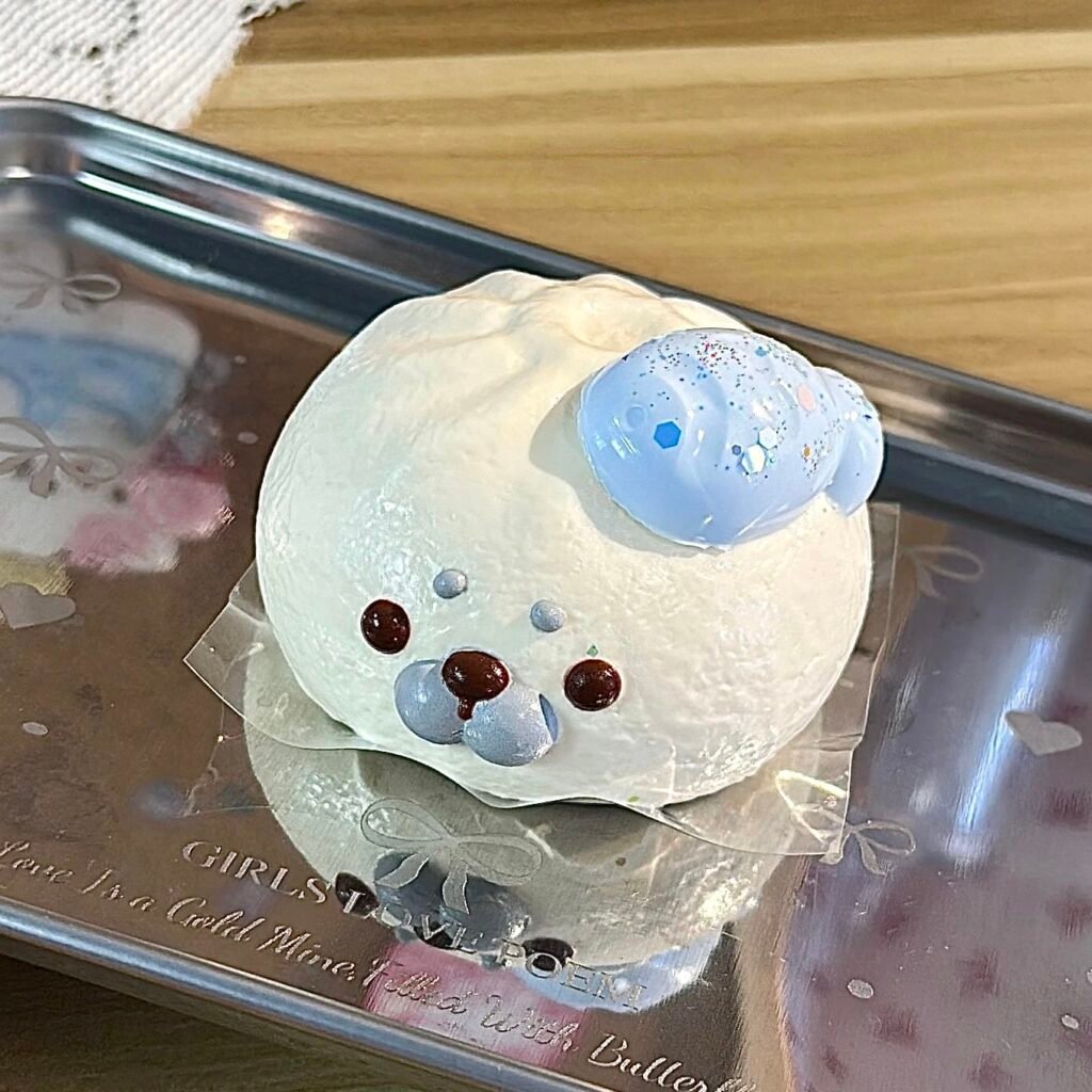 83009 Lxx Fairyland Seal Steamed Bun (Cotton Cream Texture Series) / Lxx捏捏fairyland あざらしの蒸しまんじゅう (コットンクリーム触感シリーズ)