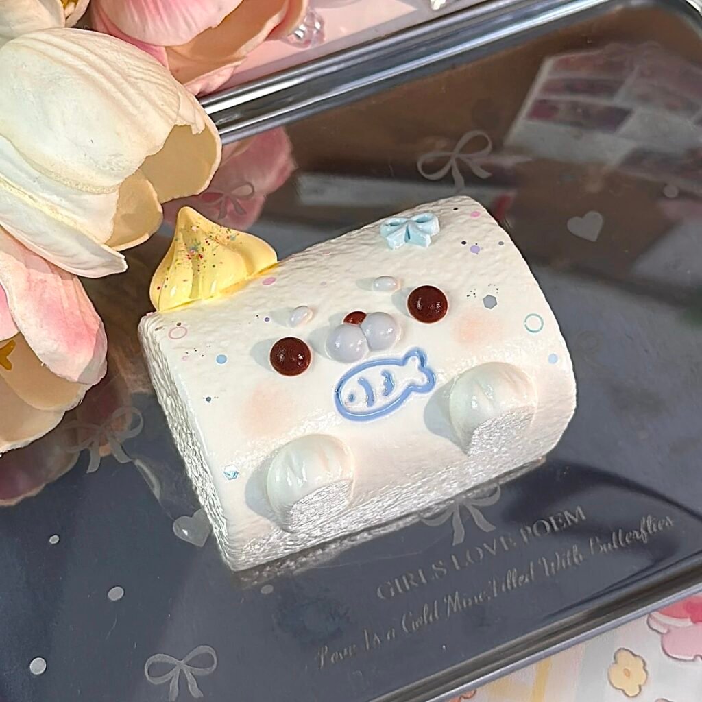 83015 Lxx Fairyland Seal Swiss Roll (Cotton Cream Texture Series) / Lxx捏捏fairyland あざらしのロールケーキ (コットンクリーム触感シリーズ)
