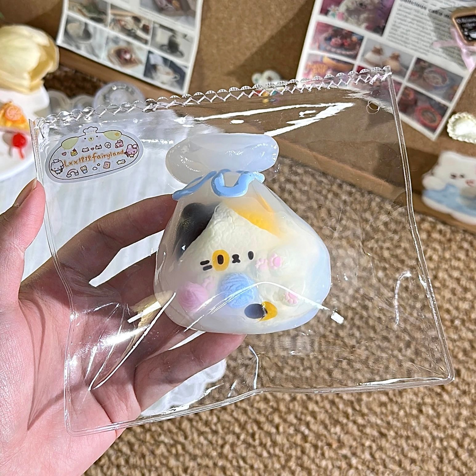 83034 Lxx Fairyland Bagged Kitty (Cotton Cream Texture Series) / Lxx捏捏fairyland 袋入りねこ (コットンクリーム触感シリーズ)