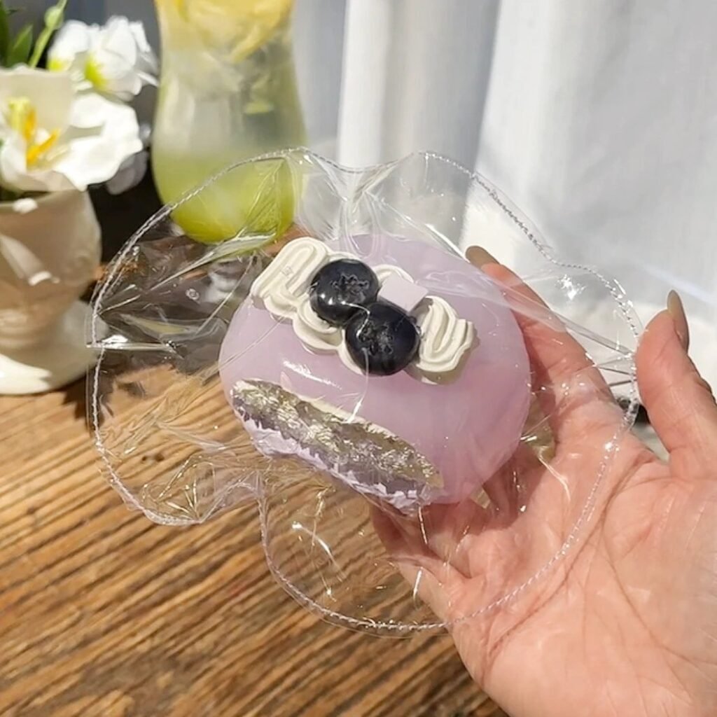 841 MOKK Blueberry Cream Mochi (Sticky Clay Texture Series) / 抹可可 ブルーベリークリームもち (ねっとりクレイ触感シリーズ)
