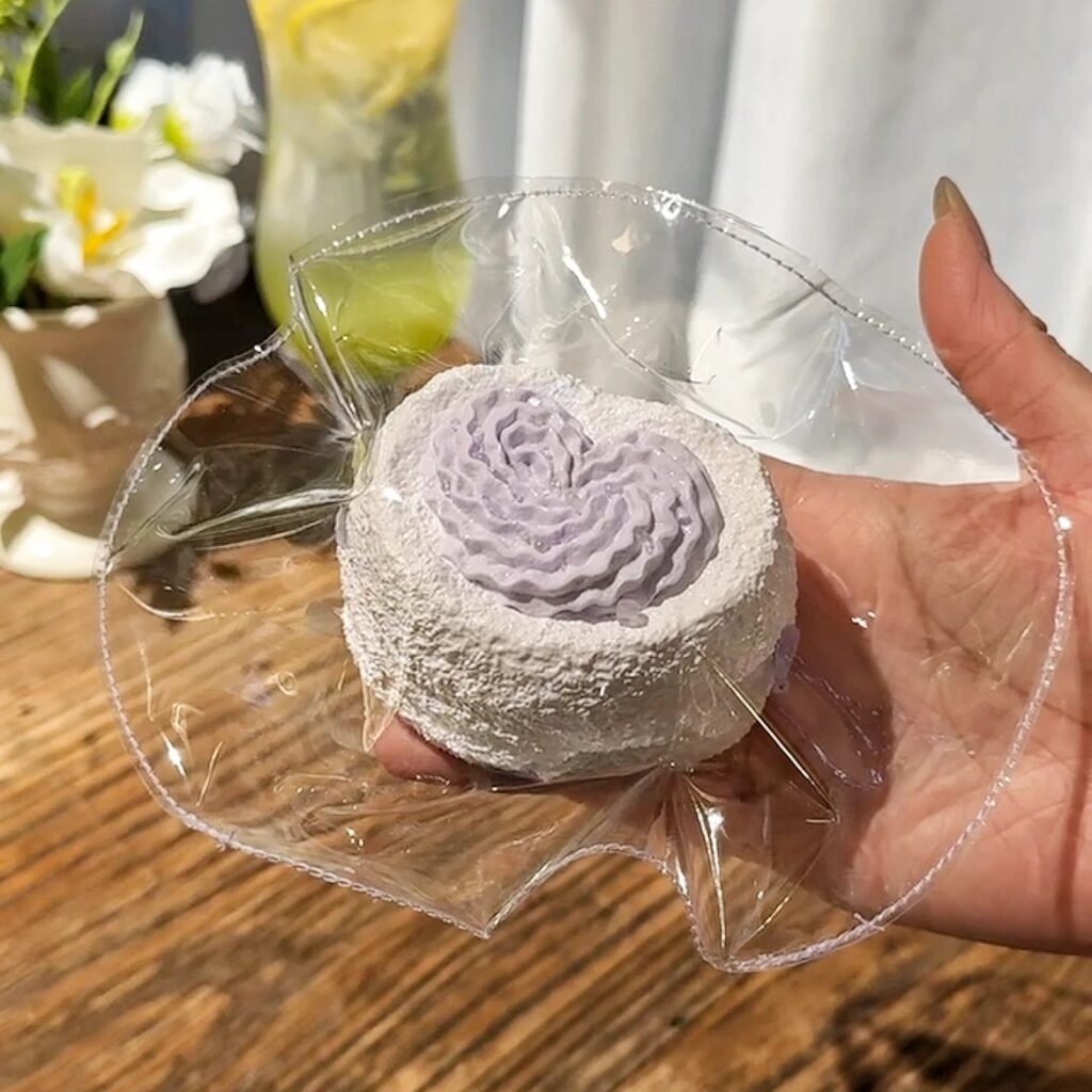 842 MOKK Taro Heart Cookie (Sticky Clay Texture Series) / 抹可可 タロイモのハートクッキー (ねっとりクレイ触感シリーズ)