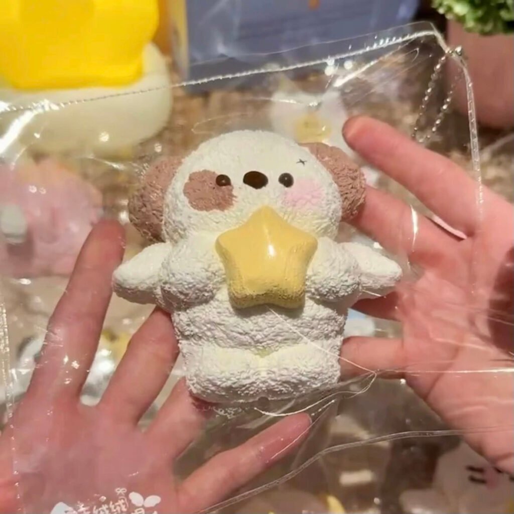 322002 Fluffy Nienie Puppy Doudou (Cheese Clay Texture Series) / 毛绒绒捏捏 子いぬドウドウ (チーズクレイ触感シリーズ)
