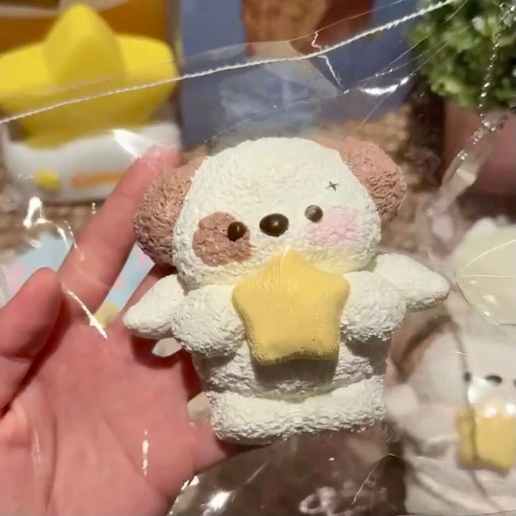 322010 Fluffy Nienie Puppy Doudou (Cream Clay Texture Series) / 毛绒绒捏捏 子いぬドウドウ (クリームクレイ触感シリーズ)