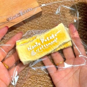 245001 Nanie Potato Chef Charcoal-Grilled Cheese Stick Flocked (Fluffy Cream Clay Texture Series) / 拿捏薯师傅 炭烤芝士条裹绒 (绵奶油触感系列)