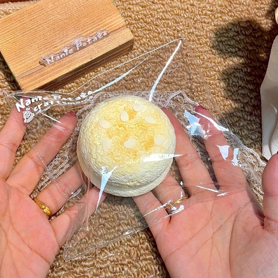 245015 Nanie Potato Chef Toasted Round Biscuit (Thick Cream Clay Texture Series) / 拿捏薯师傅 焦香圆饼 (厚奶油触感系列)